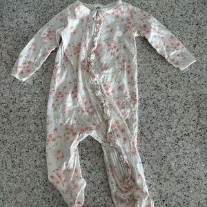 Gerber Floral Baby Onesie with Ruffle